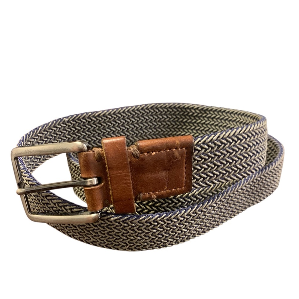NWOT Tommy Bahama L/X Woven Leather‎ Casual Belt